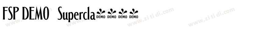 FSP DEMO   Supercla字体转换